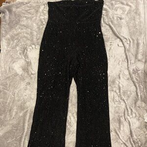 Wild Fable Black Sparkle Jumpsuit